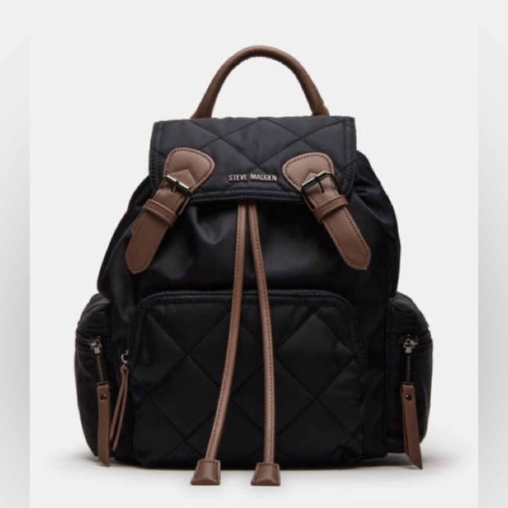 Steve Madden Black Bsolly Backpack
